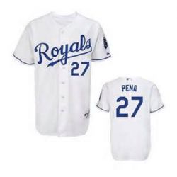 Cheap Brayan Pena Royals Jersey From China #27 White