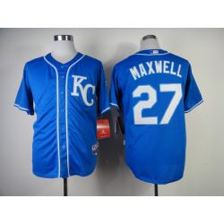 Cheap Justin Maxwell Royals Jersey From China #27 Blue 2014 new