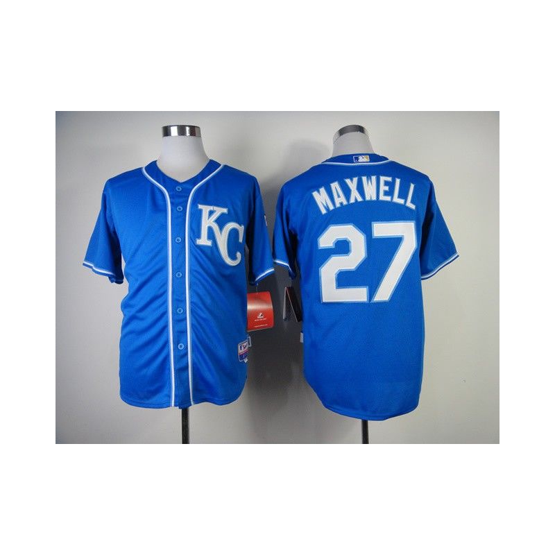 Cheap Justin Maxwell Royals Jersey From China #27 Blue 2014 new