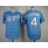 Cheap Alex Gordon Royals Jersey From China #4 Light Blue