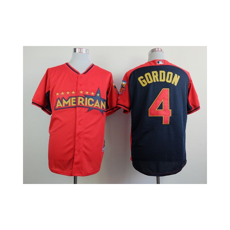 Cheap Alex Gordon Royals Jersey From China #4 Red-Blue American League