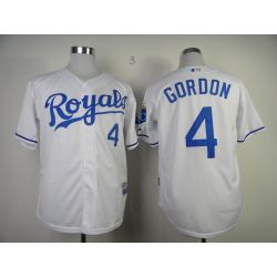 Cheap Alex Gordon Royals Jersey From China #4 White