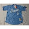 Cheap George Brett Royals Jersey From China #5 Light Blue throwback