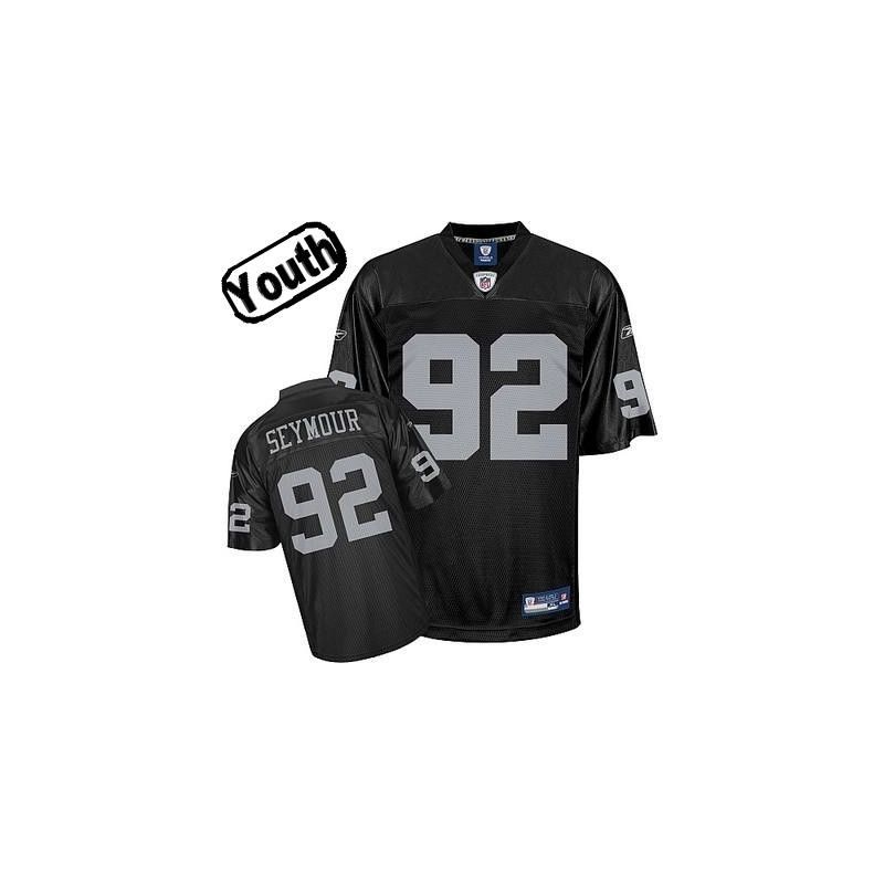 Cheap Richard Seymour Raiders Youth Jersey #92 Black From China Cheap Richard Seymour Raiders Youth Jersey #92 Black From China