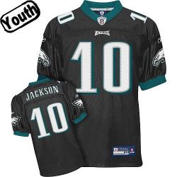Cheap DeSean Jackson Eagles Youth Jersey #10 black From China