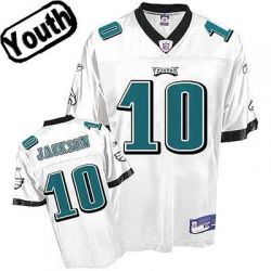 Cheap DeSean Jackson Eagles Youth Jersey #10 White From China