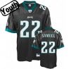 Cheap Asante Samuel Eagles Youth Jersey #22 Black From China