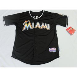 Cheap Marlins Jersey From China Black Blank