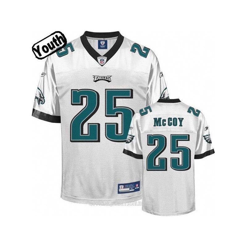 Cheap LeSean McCoy Eagles Youth Jersey #25 white From China
