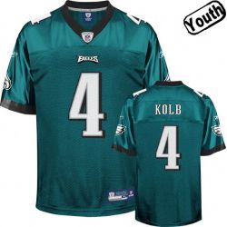 Cheap Kevin Kolb Eagles Youth Jersey #4 Green From China