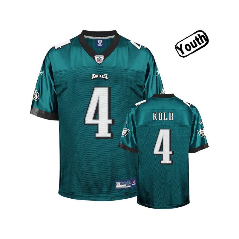 Cheap Kevin Kolb Eagles Youth Jersey #4 Green From China