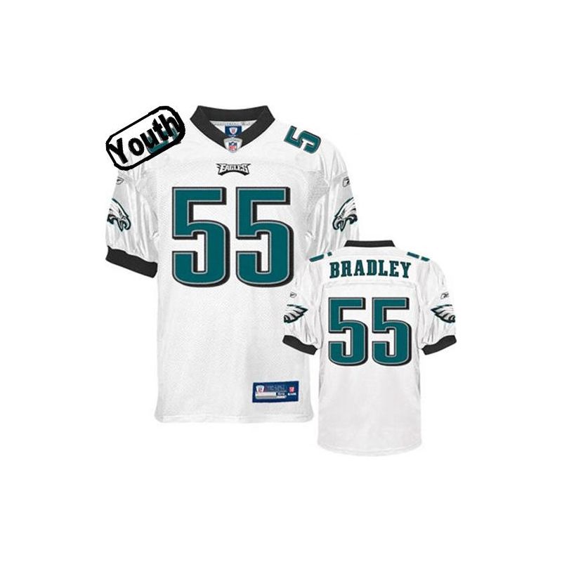 Cheap Stewart Bradley Eagles Youth Jersey #55 White From China Cheap Stewart Bradley Eagles Youth Jersey #55 White From China