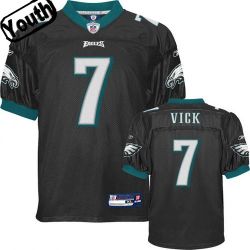 Cheap Michael Vick Eagles Youth Jersey #7 Black From China