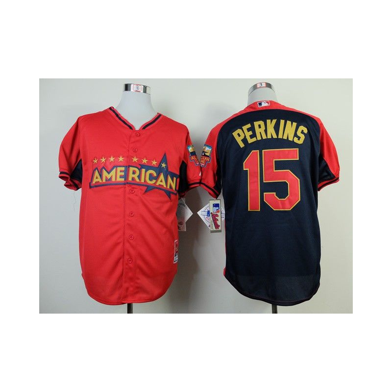 Cheap Glen Perkins Twins Jersey From China #15 Red-Blue American League