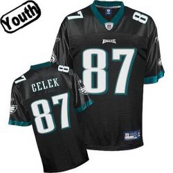 Cheap Brent Celek Eagles Youth Jersey #87 Black From China