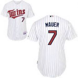 Cheap Joe Mauer Twins Jersey From China #7 White