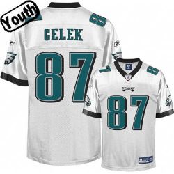 Cheap Brent Celek Eagles Youth Jersey #87 White From China
