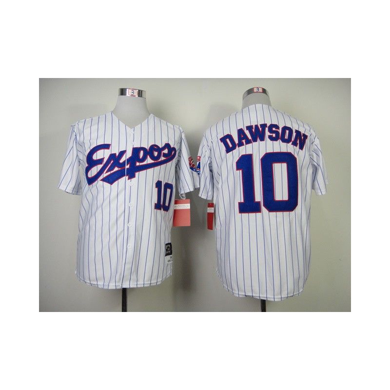 Cheap Andre Dawson Expos Jersey From China #10 White throwback 2000