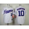 Cheap Andre Dawson Expos Jersey From China #10 White throwback 2000