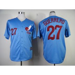 Cheap Vladimir Guerrero Expos Jersey From China #27 Blue