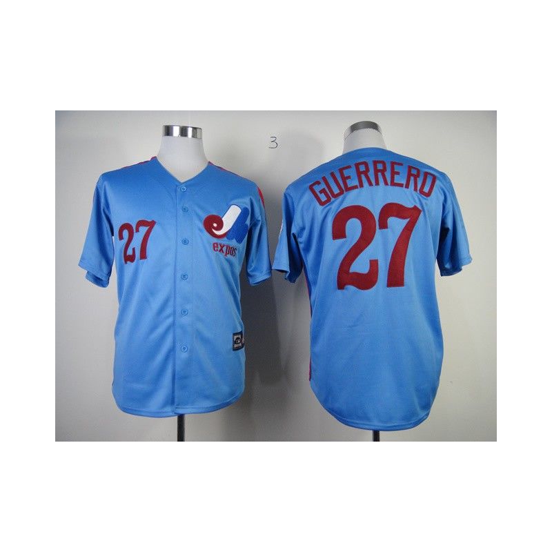 Cheap Vladimir Guerrero Expos Jersey From China #27 Blue