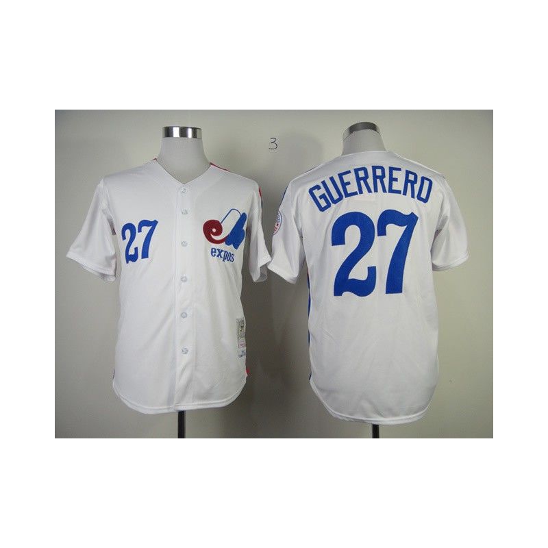 Cheap Vladimir Guerrero Expos Jersey From China #27 White throwback 1982