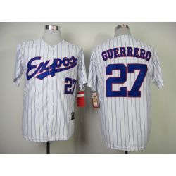 Cheap Vladimir Guerrero Expos Jersey From China #27 White throwback 2000