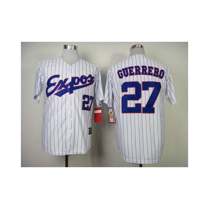 Cheap Vladimir Guerrero Expos Jersey From China #27 White throwback 2000