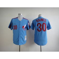 Cheap Tim Raines Expos Jersey From China #30 Blue