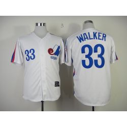 Cheap Larry Walker Expos Jersey From China #33 White