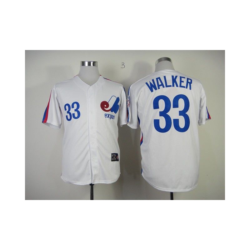 Cheap Larry Walker Expos Jersey From China #33 White