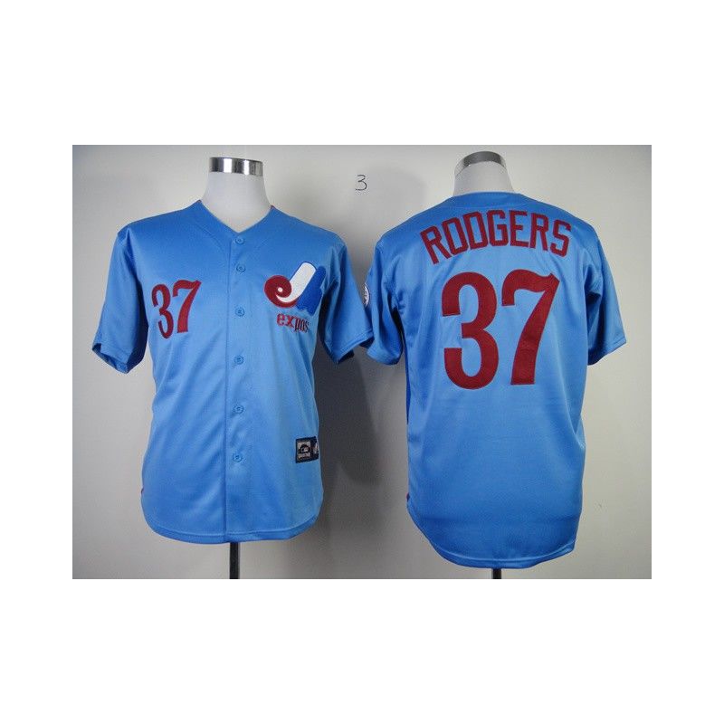 Cheap Steve Rodgers Expos Jersey From China #37 Blue