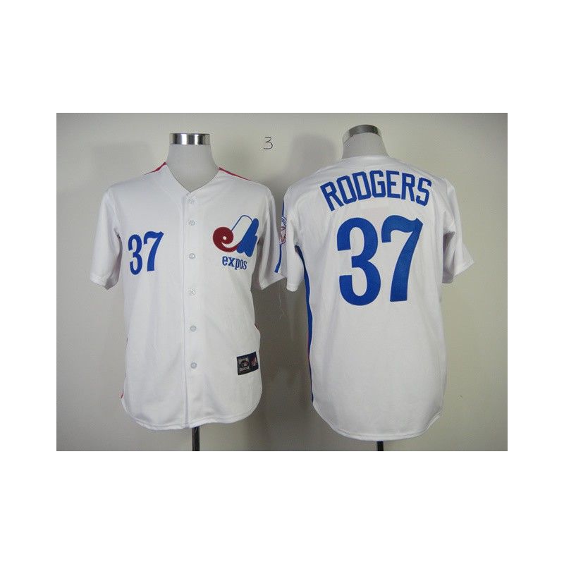 Cheap Steve Rodgers Expos Jersey From China #37 White