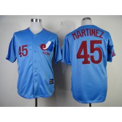 Cheap Pedro Martinez Expos Jersey From China #45 Blue