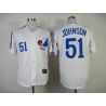 Cheap Randy Johnson Expos Jersey From China #51 White throwback 1982