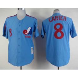 Cheap Gray Carter Expos Jersey From China #8 Blue