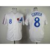 Cheap Gray Carter Expos Jersey From China #8 White throwback 1982