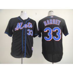 Cheap Matt Harvey Mets Jersey From China #33 Black