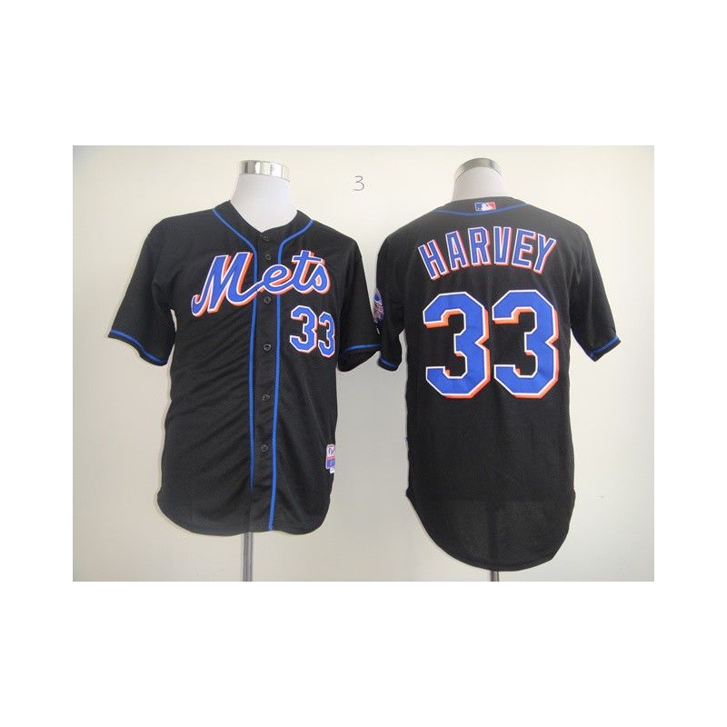 Cheap Matt Harvey Mets Jersey From China #33 Black Cheap Matt Harvey Mets Jersey From China #33 Black