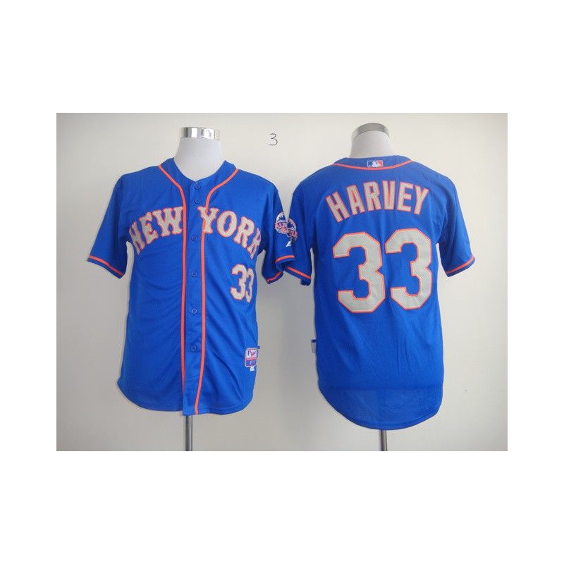 Cheap Matt Harvey Mets Jersey From China #33 Blue Grey Font Cheap Matt Harvey Mets Jersey From China #33 Blue Grey Font