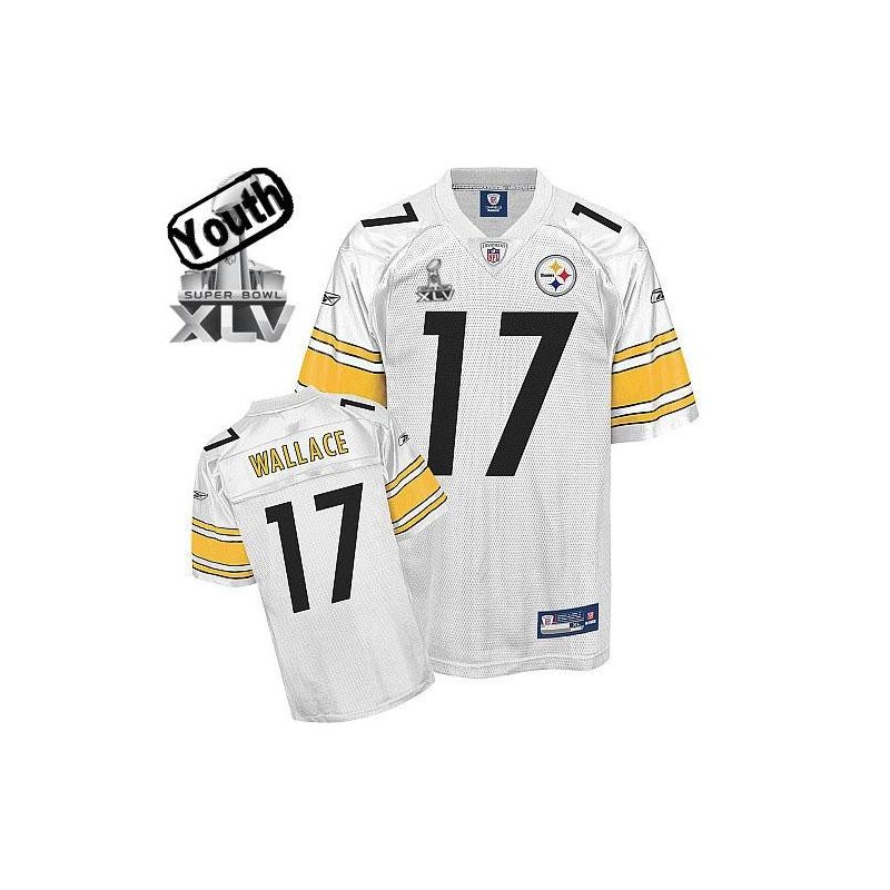 Cheap Mike Wallace Steelers Youth Jersey #17 White 2011 Super Bowl XLV From China Cheap Mike Wallace Steelers Youth Jersey #17 White 2011 Super Bowl XLV From China