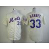 Cheap Matt Harvey Mets Jersey From China #33 Cream