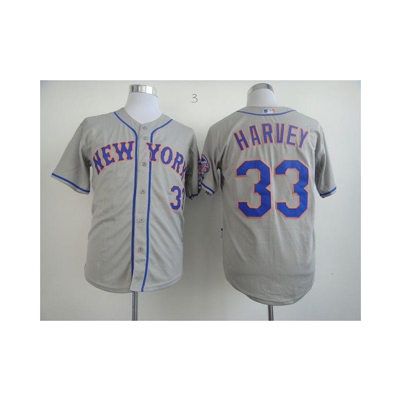 Cheap Matt Harvey Mets Jersey From China #33 Grey Cheap Matt Harvey Mets Jersey From China #33 Grey