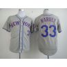 Cheap Matt Harvey Mets Jersey From China #33 Grey