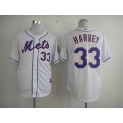 Cheap Matt Harvey Mets Jersey From China #33 White