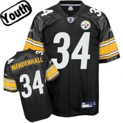 Cheap Rashard Mendenhall Steelers Youth Jersey #34 Black From China
