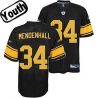 Cheap Rashard Mendenhall Steelers Youth Jersey #34 Black Yellow number From China