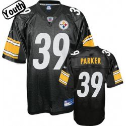 Cheap Willie Parker Steelers Youth Jersey #39 Black From China
