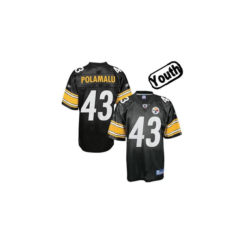 Cheap Troy Polamalu Steelers Youth Jersey #43 Black From China Cheap Troy Polamalu Steelers Youth Jersey #43 Black From China