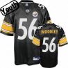 Cheap Lamarr Woodley Steelers Youth Jersey #56 Black From China